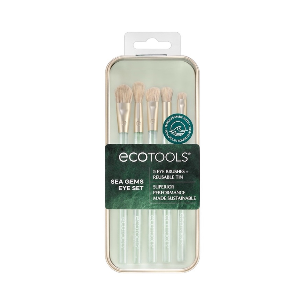 EcoTools Sea Gems Eye Set with Green and Cream Brushes